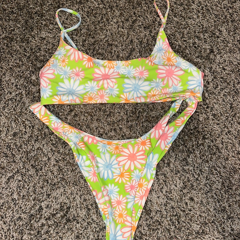 Grey Bandit Bikini Set